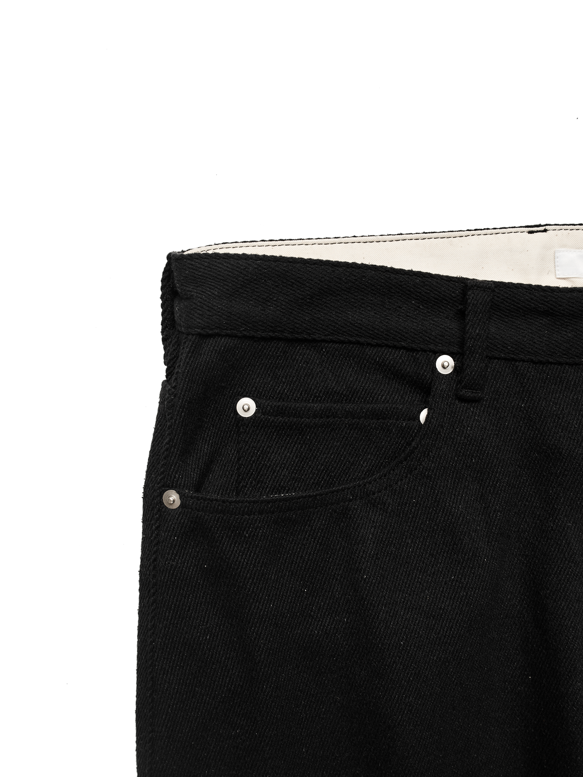SILK NEP DENIM PANTS|BLACK – Cornier SILK NEP DENIM PANTS|BLACK – Cornier