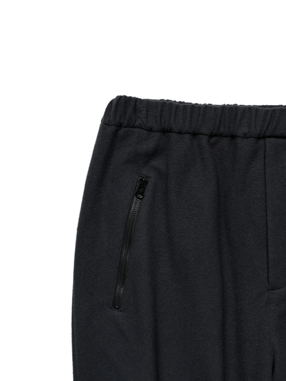 Super180’s WOOL FLEECE EASY PANTS｜INK BLACK