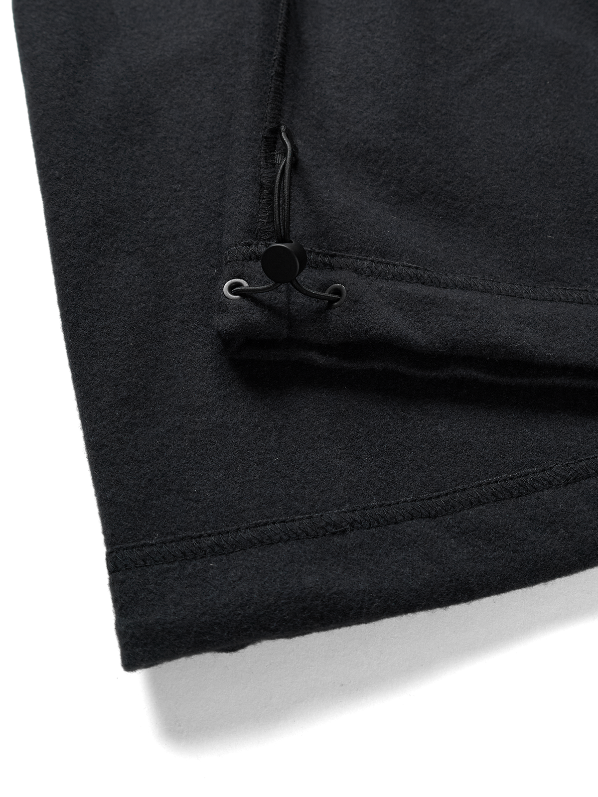 Super180’s WOOL FLEECE EASY PANTS｜INK BLACK