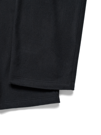 Super180’s WOOL FLEECE EASY PANTS｜INK BLACK