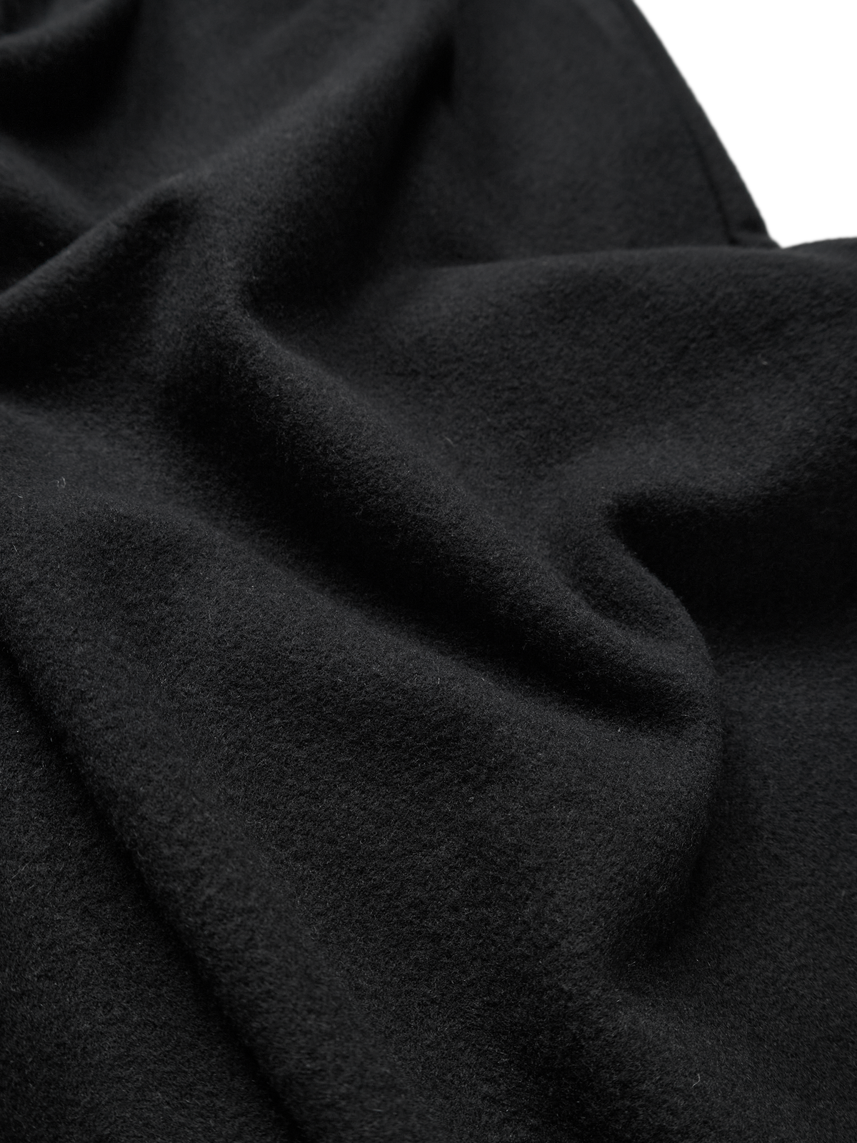 Super180’s WOOL FLEECE EASY PANTS｜INK BLACK