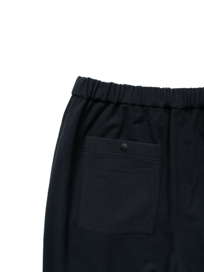 Super180’s WOOL FLEECE EASY PANTS｜NAVY