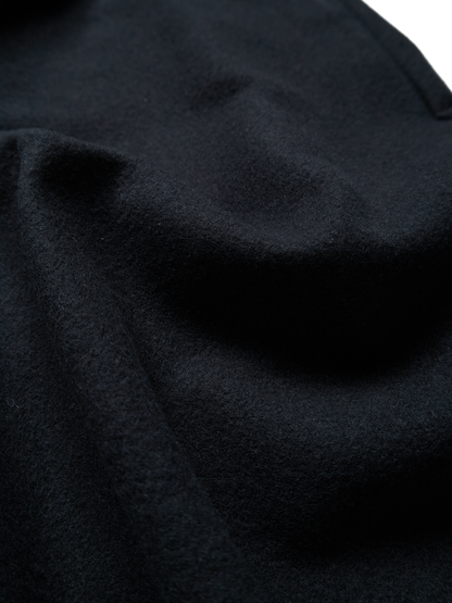 Super180’s WOOL FLEECE EASY PANTS｜NAVY