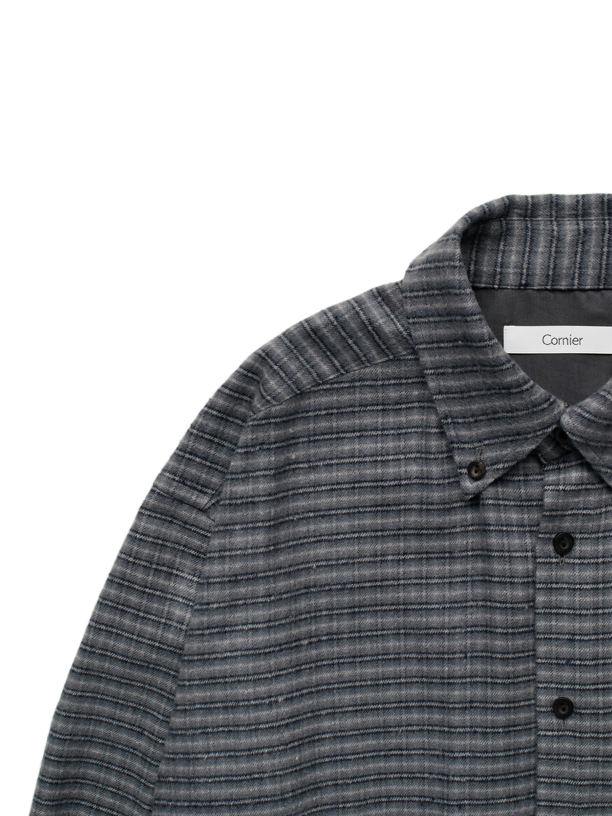 SILK FLANNEL CHECK SHIRTS｜NAVY CHECK