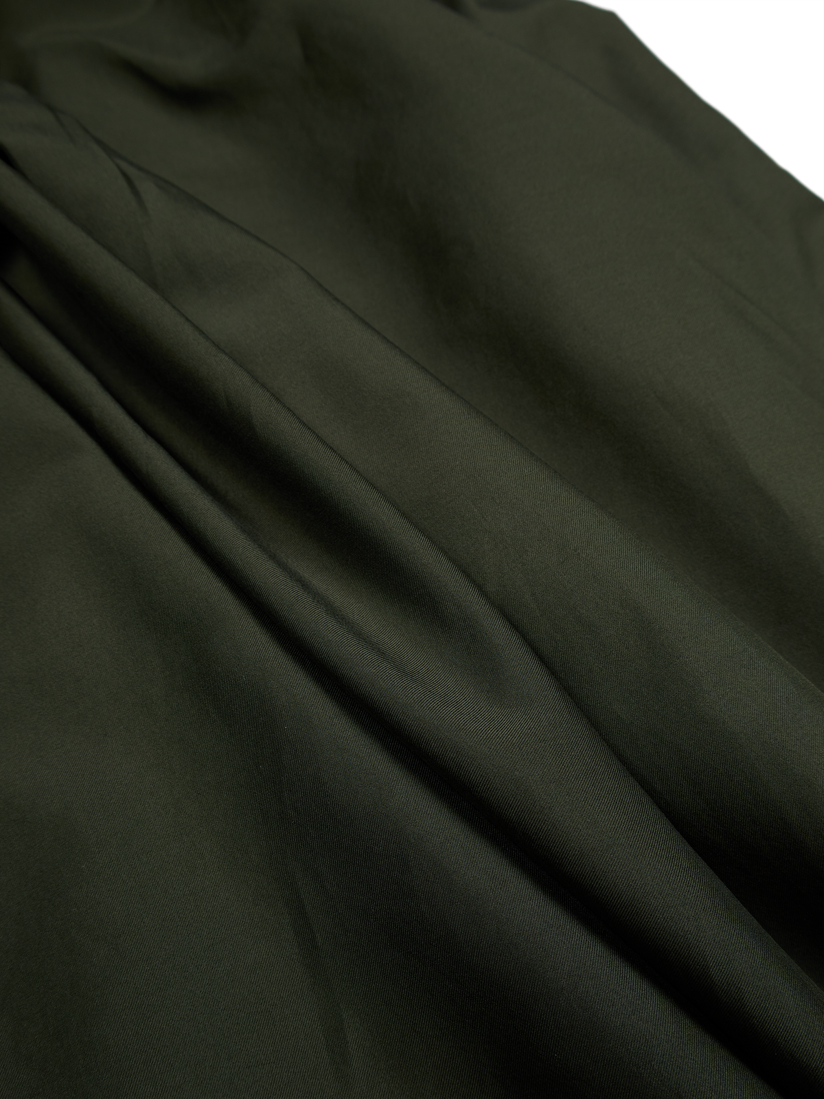 BRAZIL SILK/COTTON REGULAR COLLAR  SHIRTS｜KHAKI