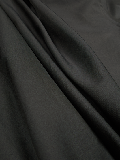 BRAZIL SILK/COTTON REGULAR COLLAR  SHIRTS｜BROWN CHARCOAL