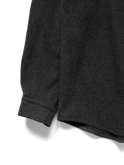 Super180’s WOOL FLEECE SHIRTS｜TOP GRAY