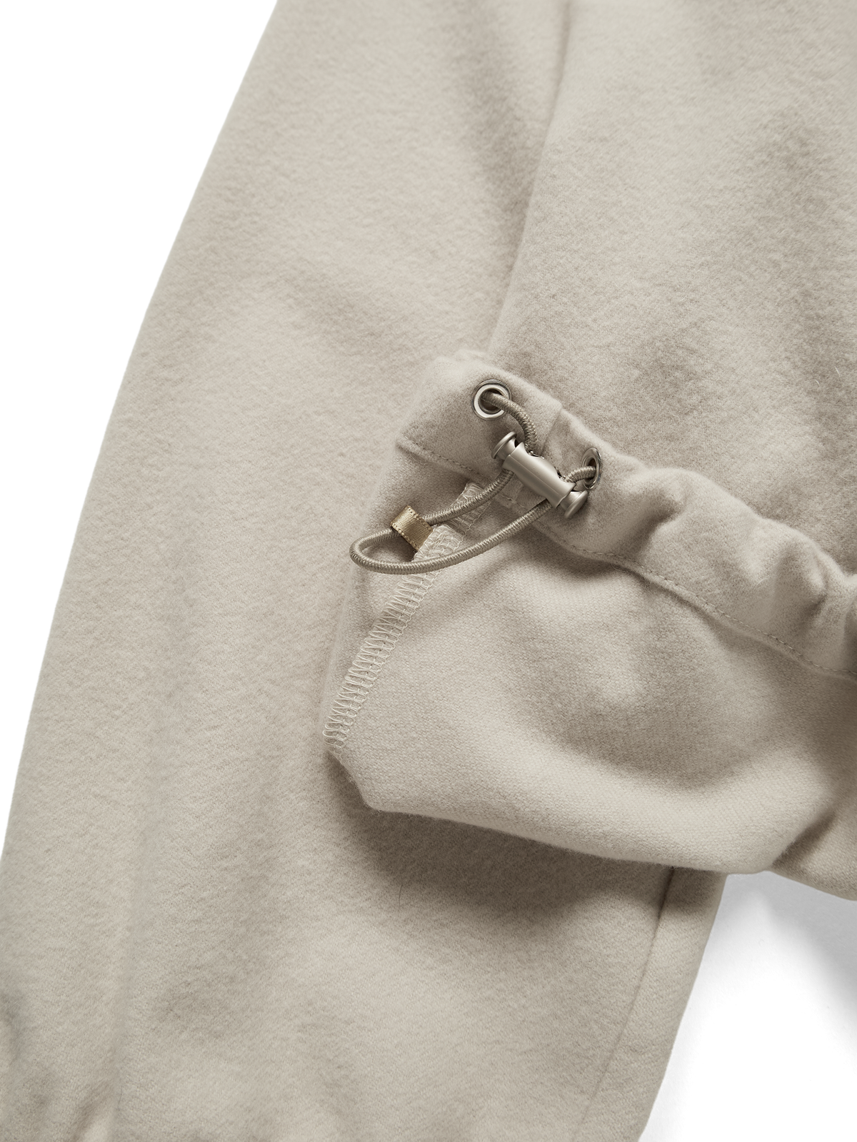 Super180’s WOOL FLEECE PULLOVER for WOMEN｜PARCHMENT