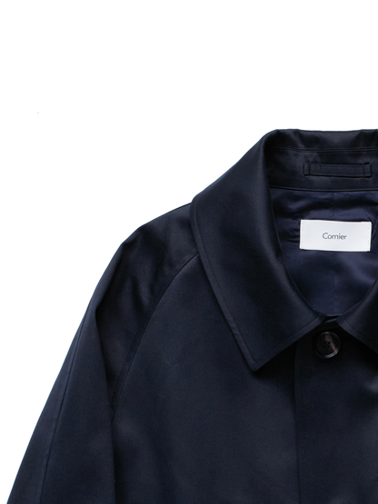GIZA VENETIAN BALMACAAN COAT for WOMEN｜NAVY