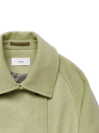 WOOL MOSSER CONVERTIBLE COLLER COAT for WOMEN｜PALE PISTACHIO