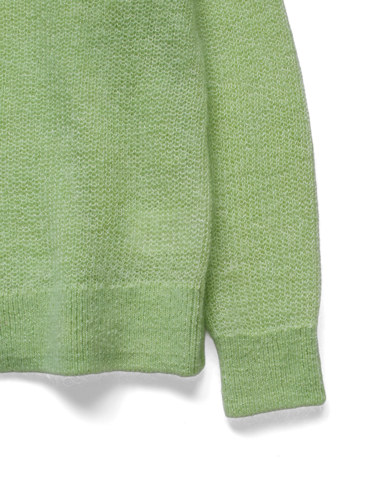 MOHAIR/SILK POLO SHIRTS｜MINT