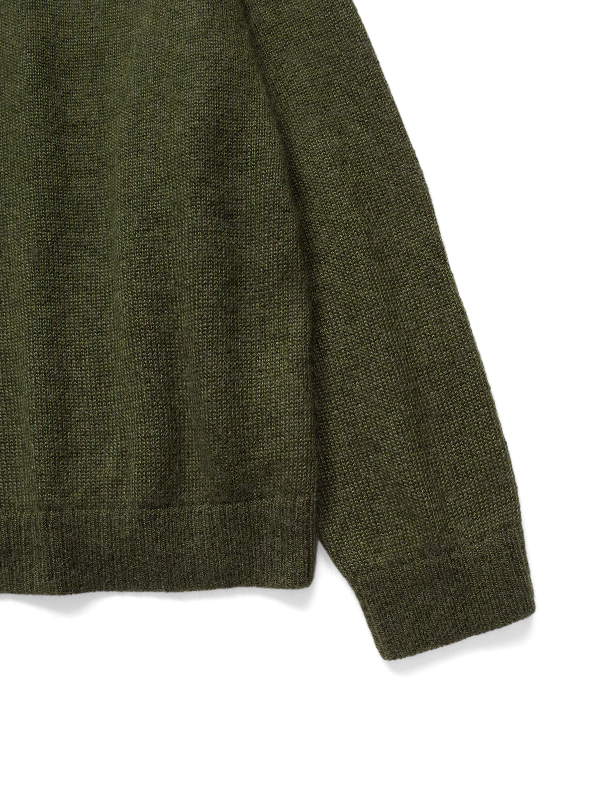 WOOL/MOHAIR/SILK SWEATER｜KHAKI
