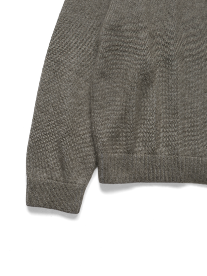 WOOL/MOHAIR/SILK SWEATER｜ASH MOCHA