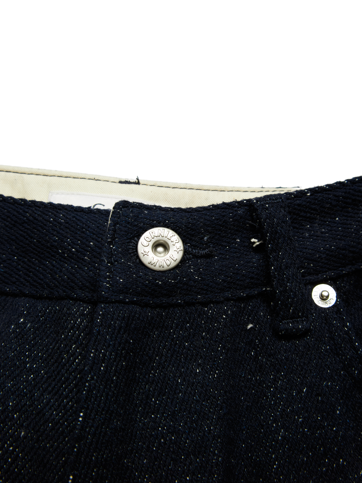 SILK NEP DENIM PANTS for WOMEN｜DARK NAVY