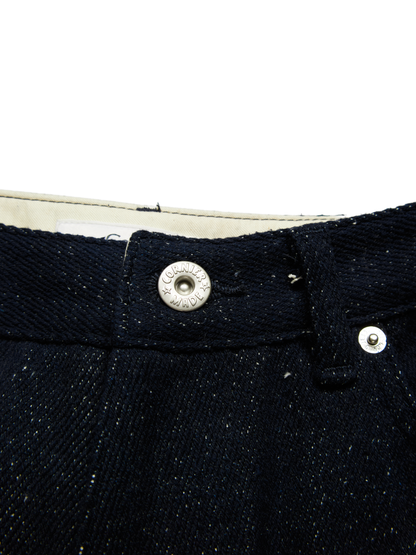 SILK NEP DENIM PANTS for WOMEN｜DARK NAVY