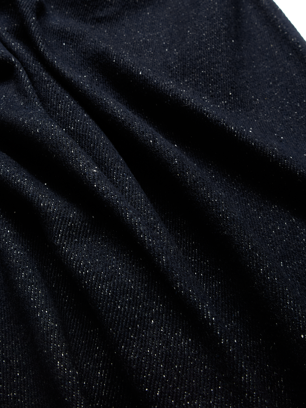SILK NEP DENIM PANTS for WOMEN｜DARK NAVY