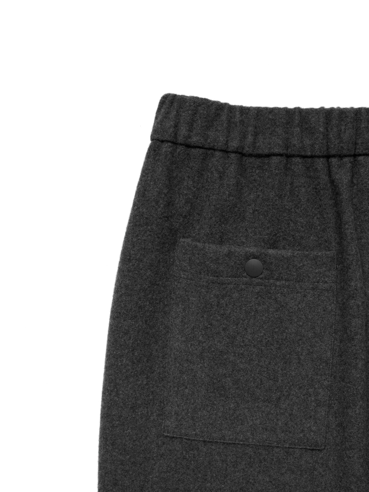 Super180’s WOOL FLEECE SKIRT｜TOP GRAY