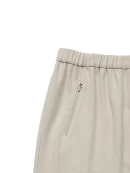 Super180’s WOOL FLEECE SKIRT｜PARCHMENT