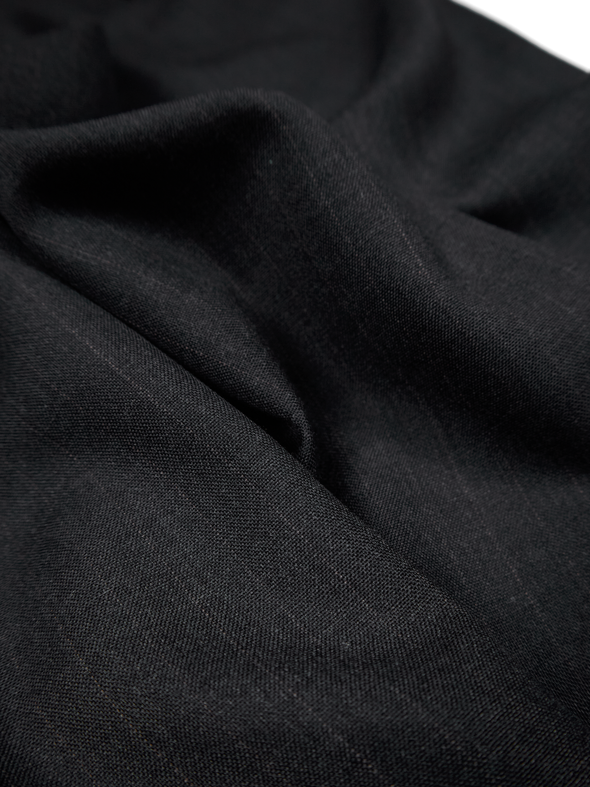 Super130's WORSTED WOOL STRIPE SLACKS for WOMEN｜CHARCOAL STRIPE