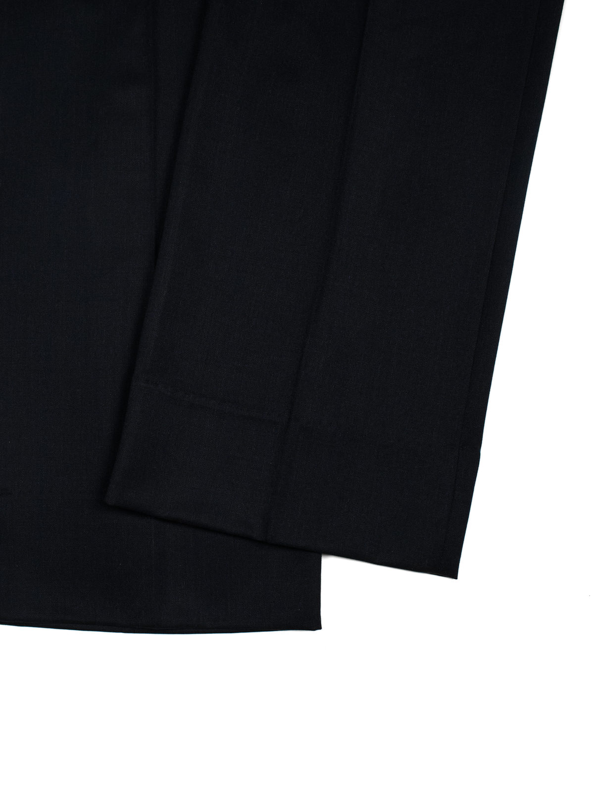 Super130's WORSTED WOOL GABARDINE SLACKS for WOMEN｜TOP D.NAVY