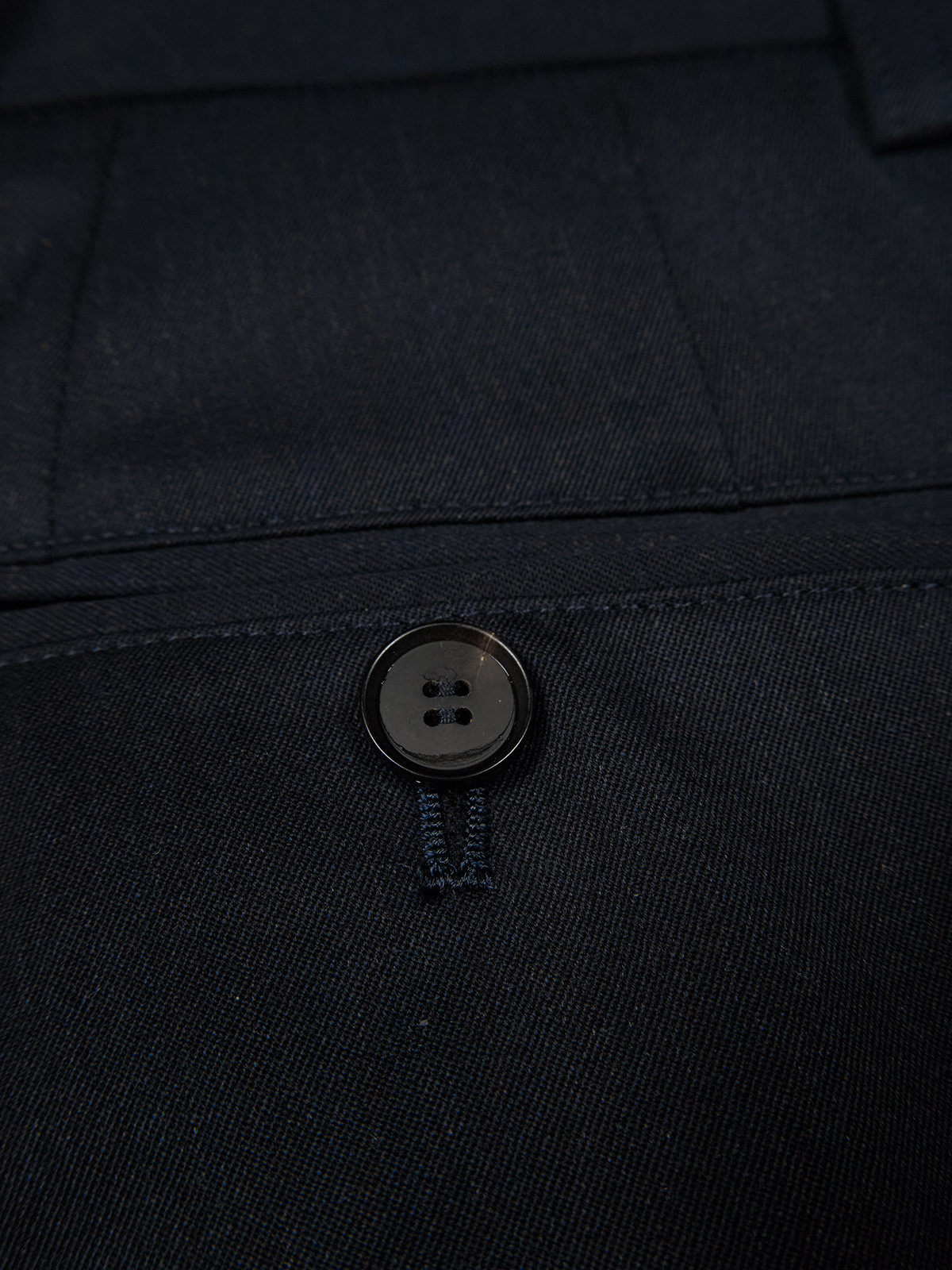 Super130's WORSTED WOOL GABARDINE SLACKS for WOMEN｜TOP D.NAVY