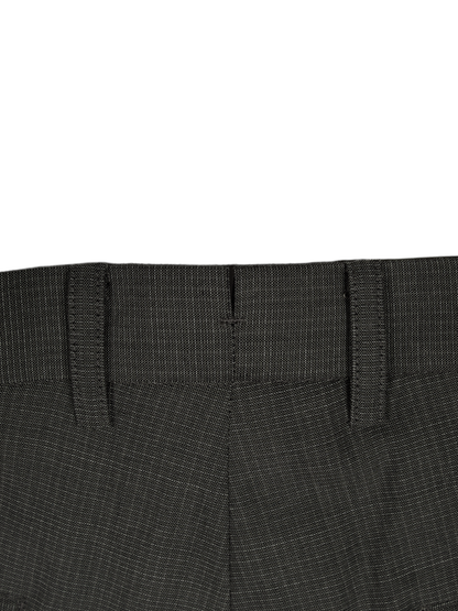 Super130's WOOL/SILK RETRO CHECK SLACKS｜GREIGE