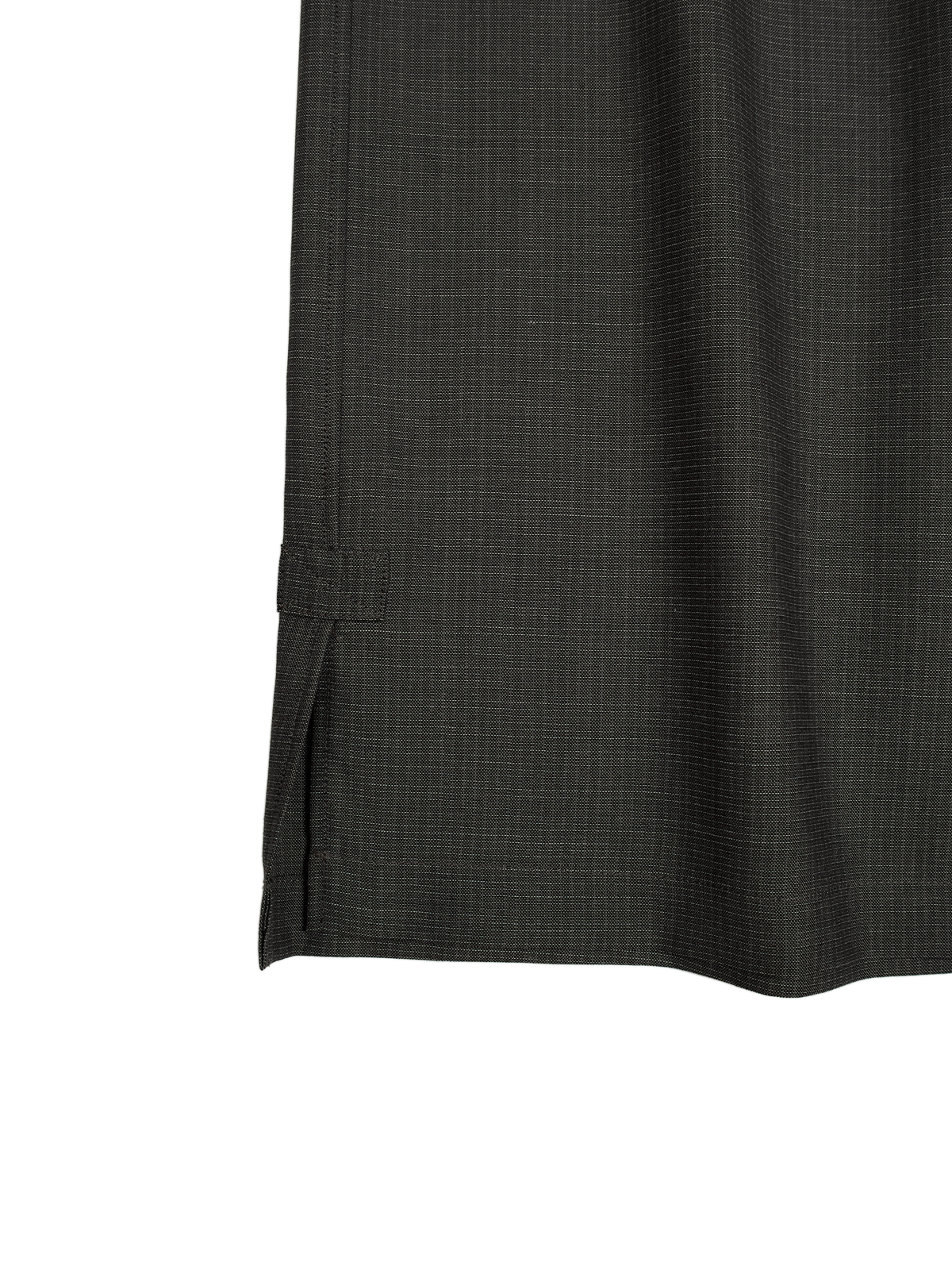 Super130's WOOL/SILK RETRO CHECK OPEN COLLAR SHIRTS｜GREIGE