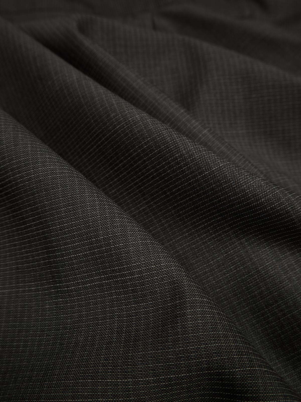 Super130's WOOL/SILK RETRO CHECK OPEN COLLAR SHIRTS｜GREIGE
