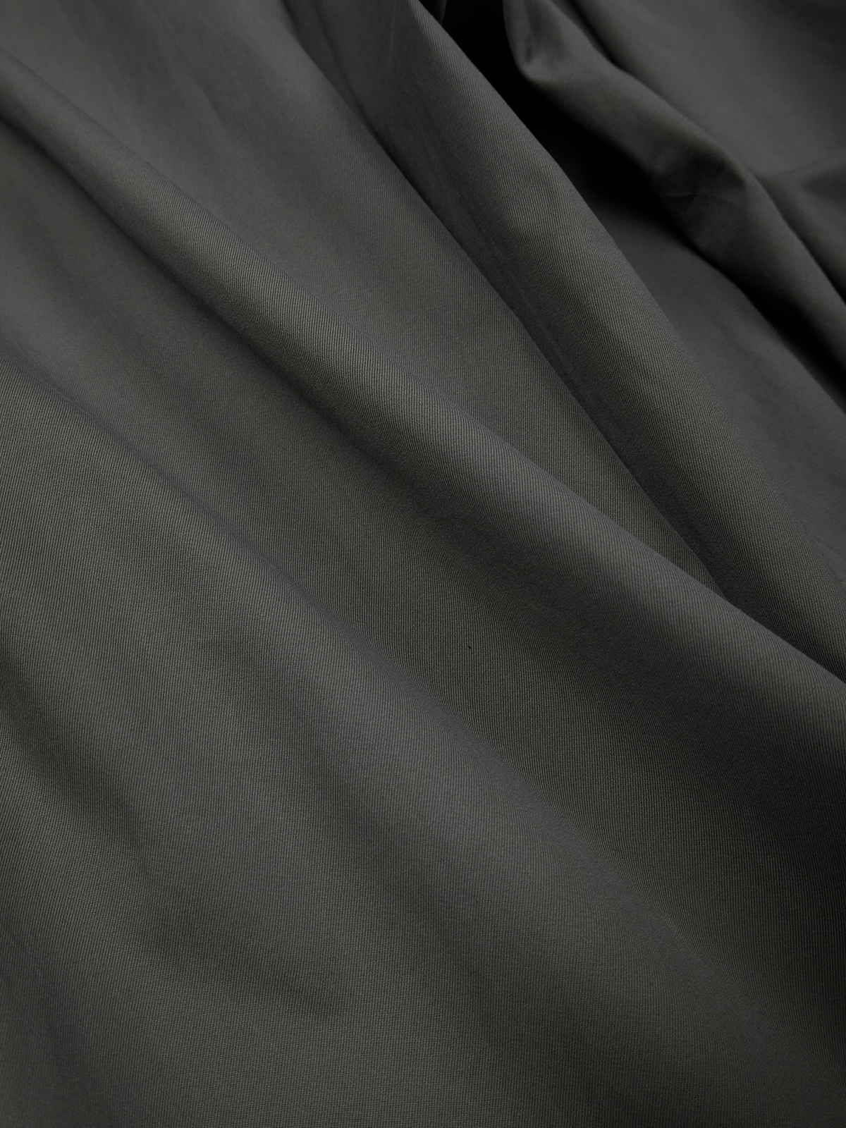 FINX COTTON VOILE LIGHT CHINO OVER SHIRTS｜GRAY