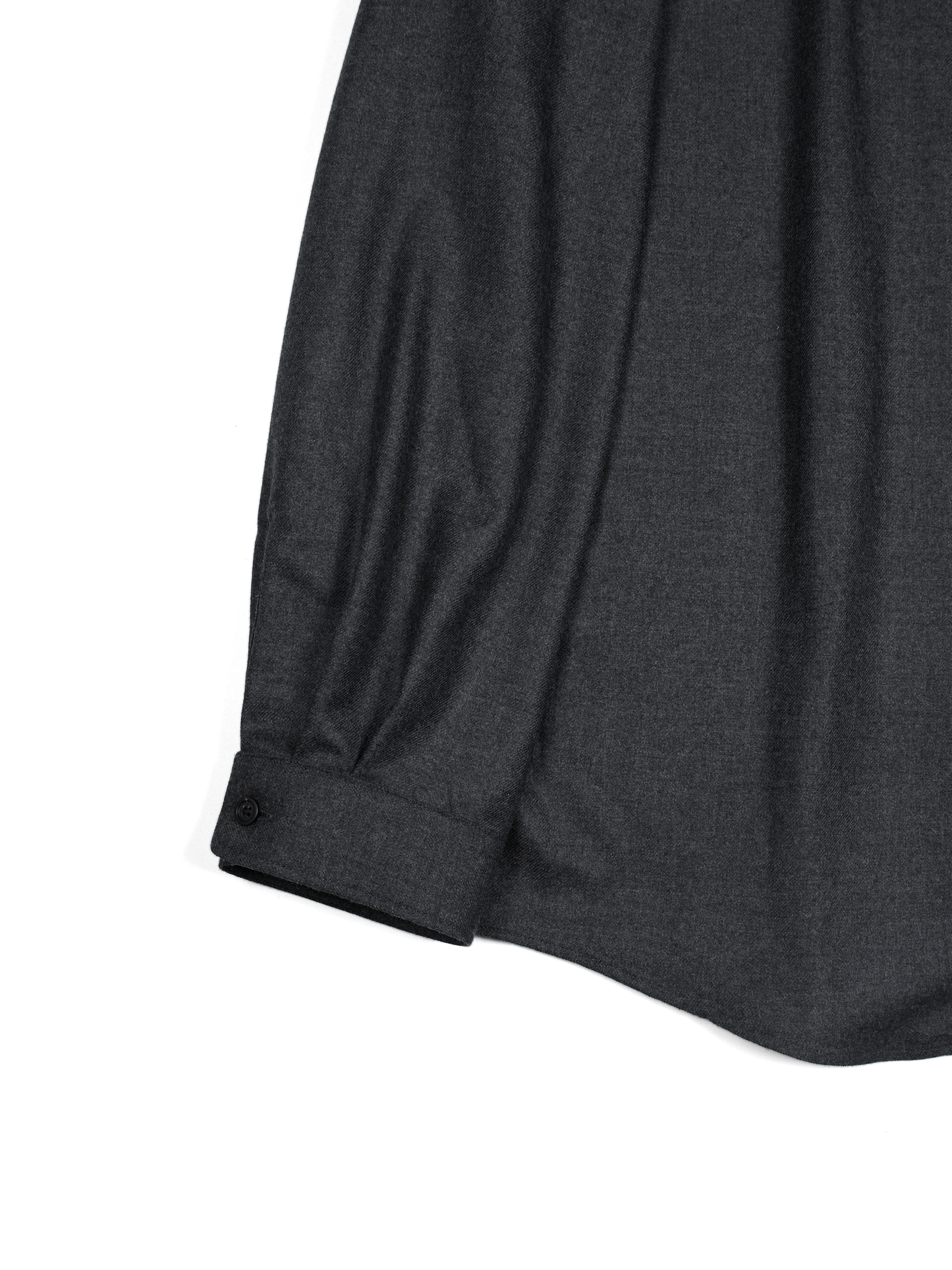 Super160's WORSTED WOOL VIYELLA SHIRTS｜TOP CHARCOAL
