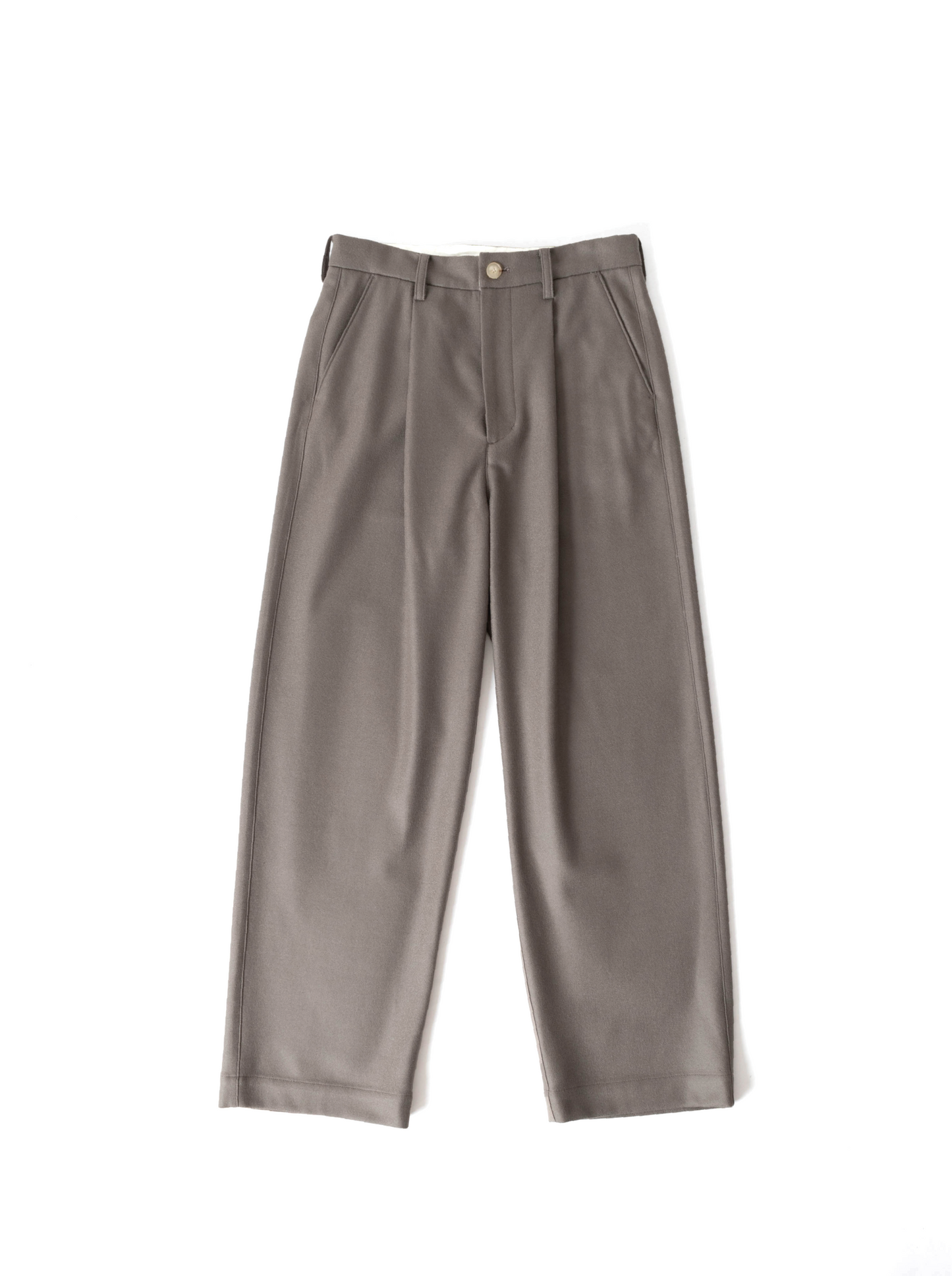 Cornier ウールカシミヤ ワイドスラックス Cornier ウールカシミヤ ワイドスラックス