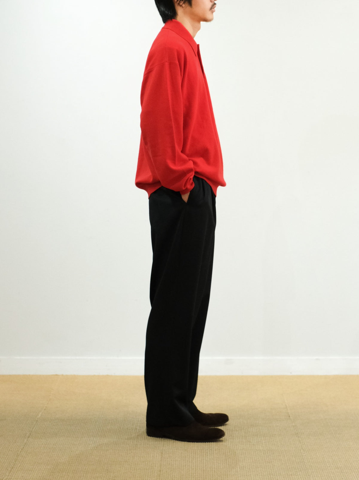 Model 175cm size L color SCARLET着用