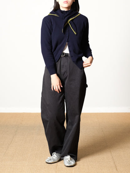 Model 159cm size S color NAVY着用