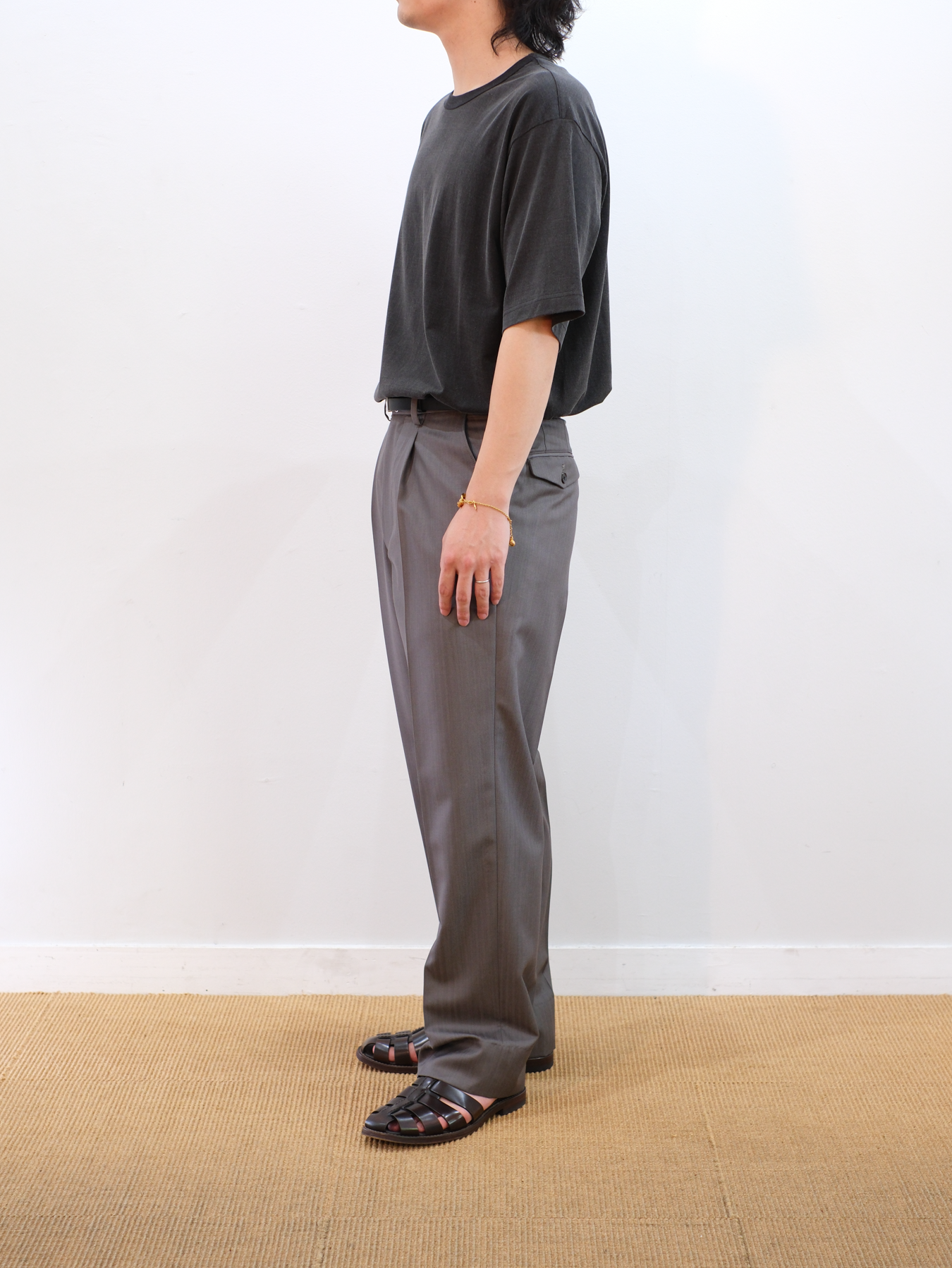 Model 170cm size S color FADED BLACK 着用