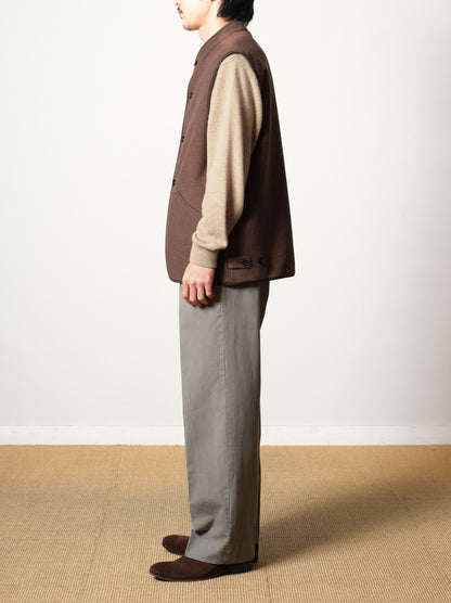 Model 175cm size L color BROWN着用
