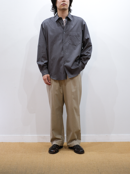 Model 170cm size S color GRAY 着用