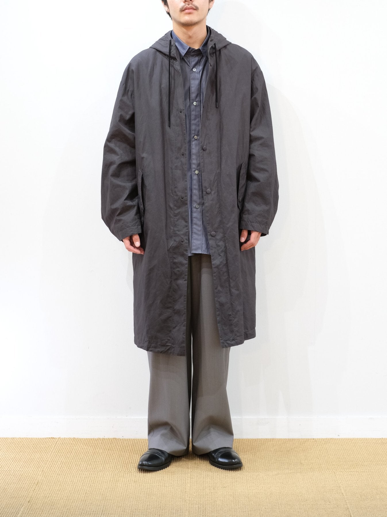 Model 175cm size L color CHARCOAL着用