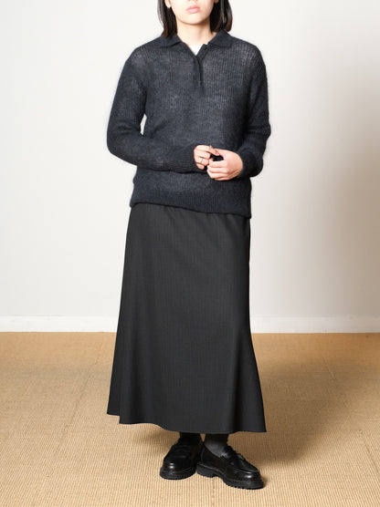 Model 159cm size S color CHARCOAL着用