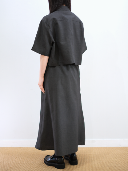 Model 160cm size S color BLACK着用