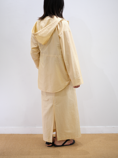 Model 159cm size S color YELLOW着用