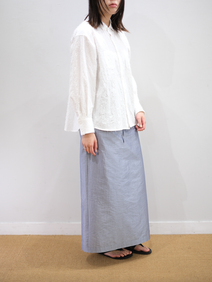 Model 159cm size S color WHITE着用