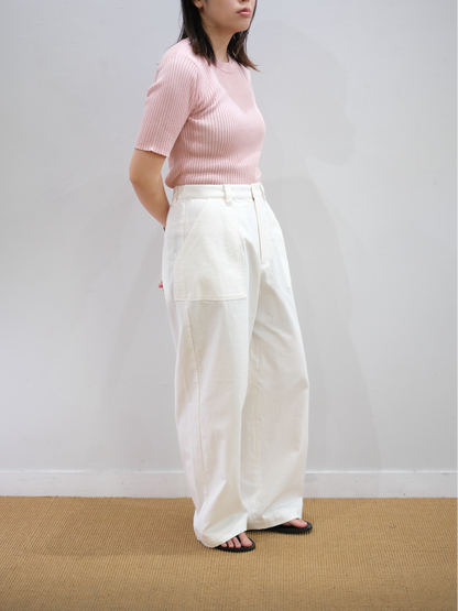 Model 159cm size S color ECRU着用