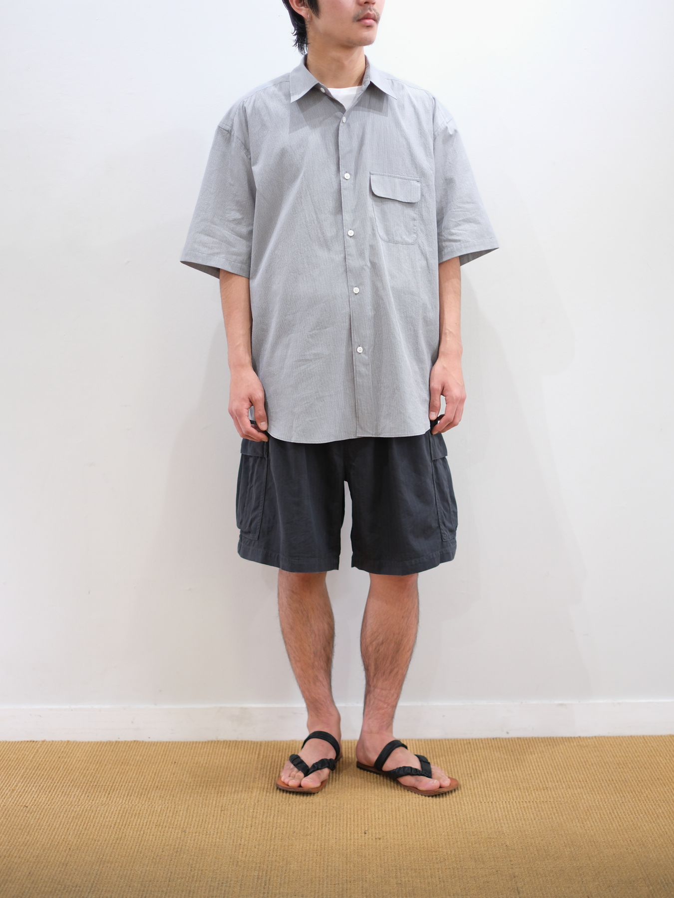 Model 175cm size L color INK BLACKI着用