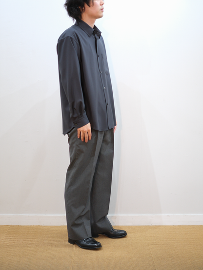 Super180's WORSTED WOOL SHIRTS|M.GRAY – Cornier Super180's WORSTED WOOL SHIRTS|M.GRAY – Cornier