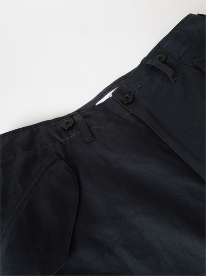 FINX COTTON/RAMIE TWILL M-51 CARGO PANTS｜CARBON