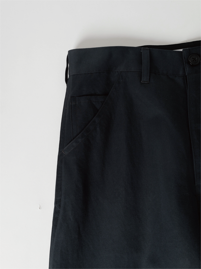 FINX COTTON/RAMIE PAINTER PANTS｜CARBON