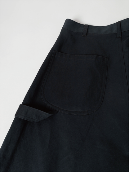 FINX COTTON/RAMIE PAINTER PANTS｜CARBON