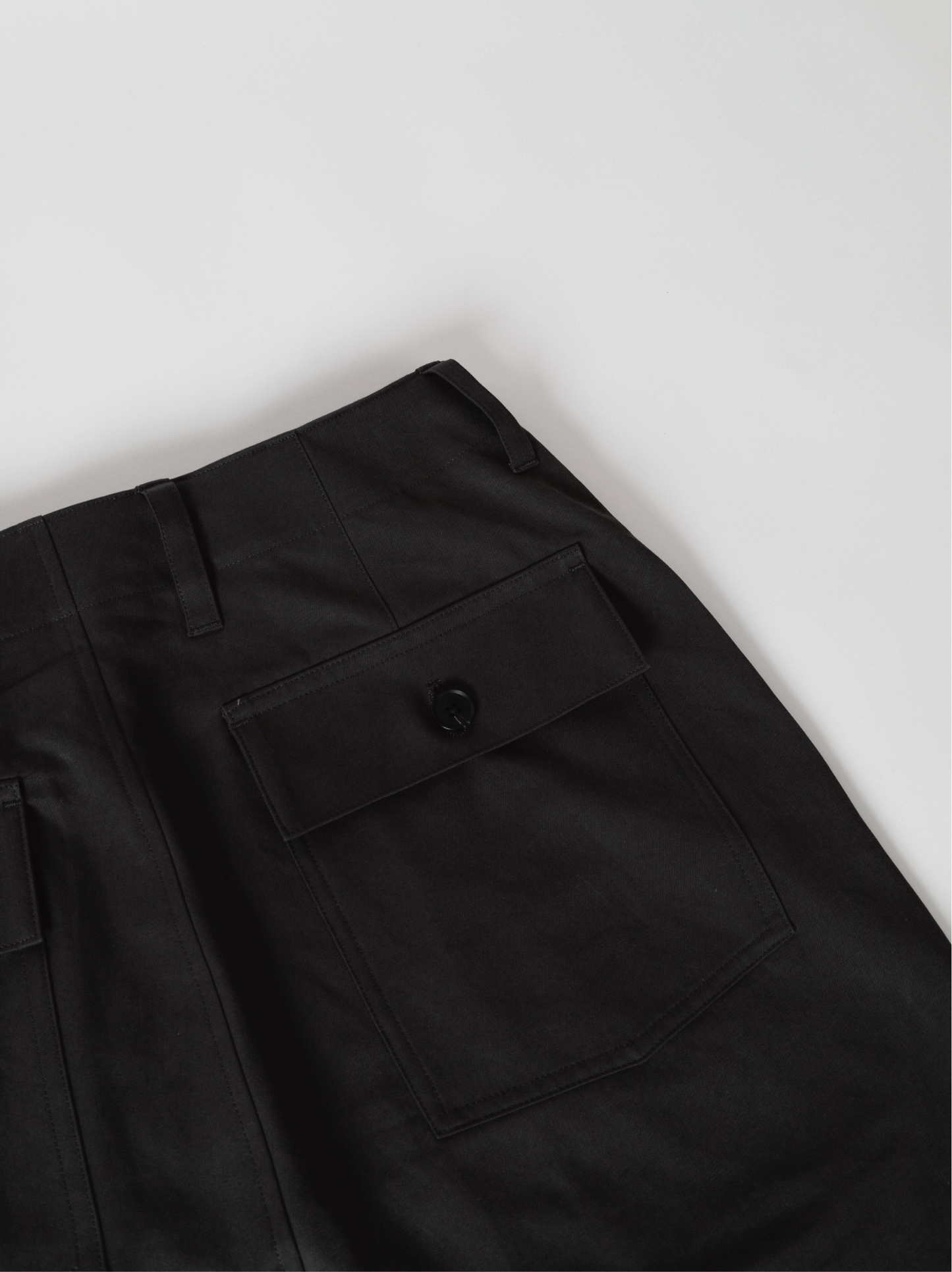 FINX COTTON GABARGINE WORK PANTS|BLACK KHAKI – Cornier FINX COTTON GABARGINE WORK PANTS|BLACK KHAKI – Cornier