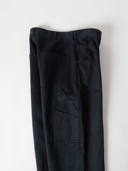 FINX COTTON/RAMIE PAINTER PANTS｜CARBON