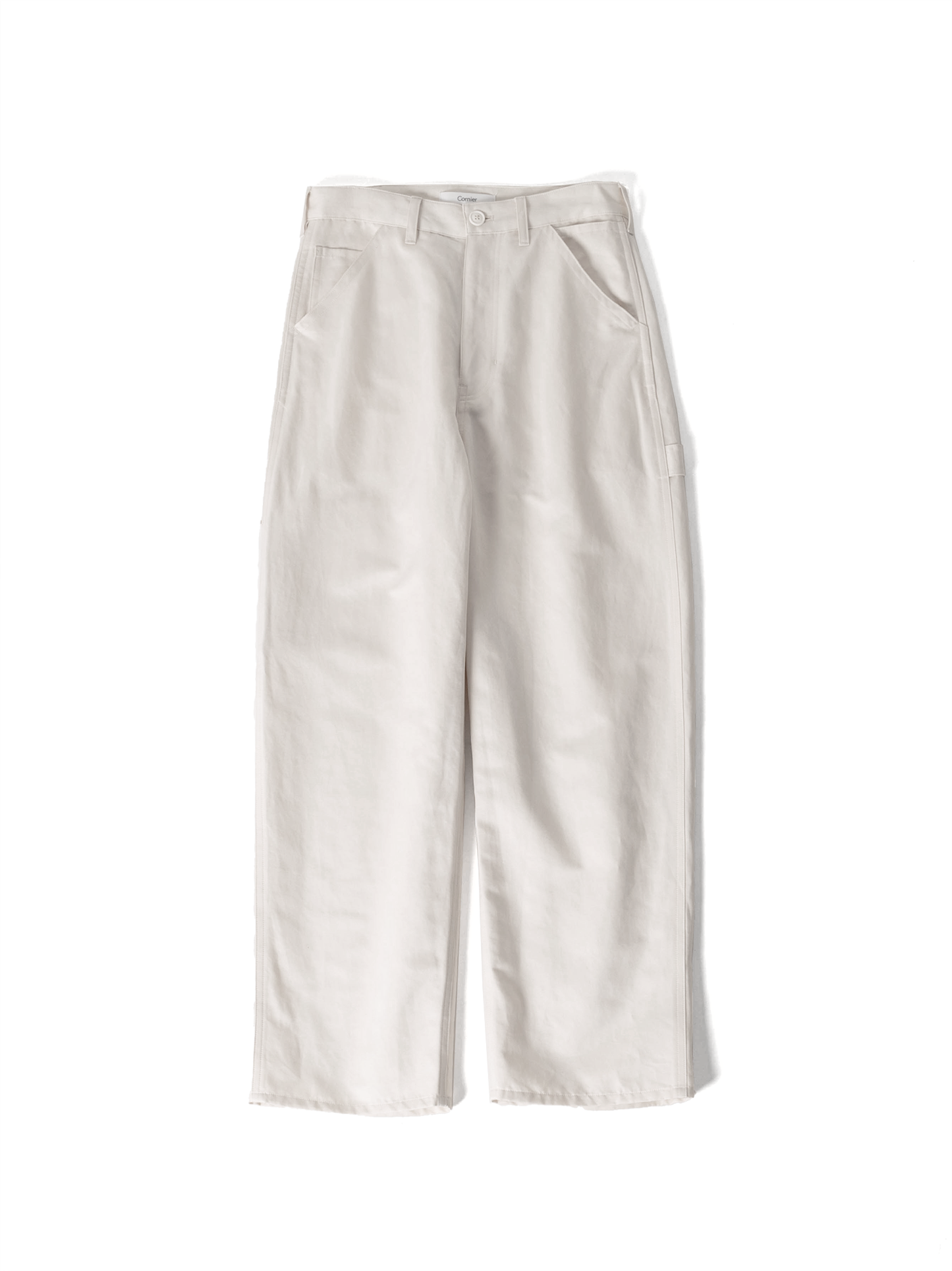 FINX COTTON/RAMIE PAINTER PANTS｜OATMEAL